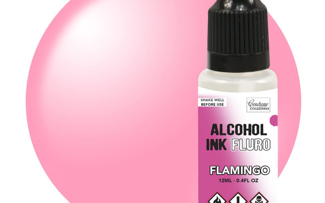 Courture Creations Alcohol Inks Fluro Flamingo