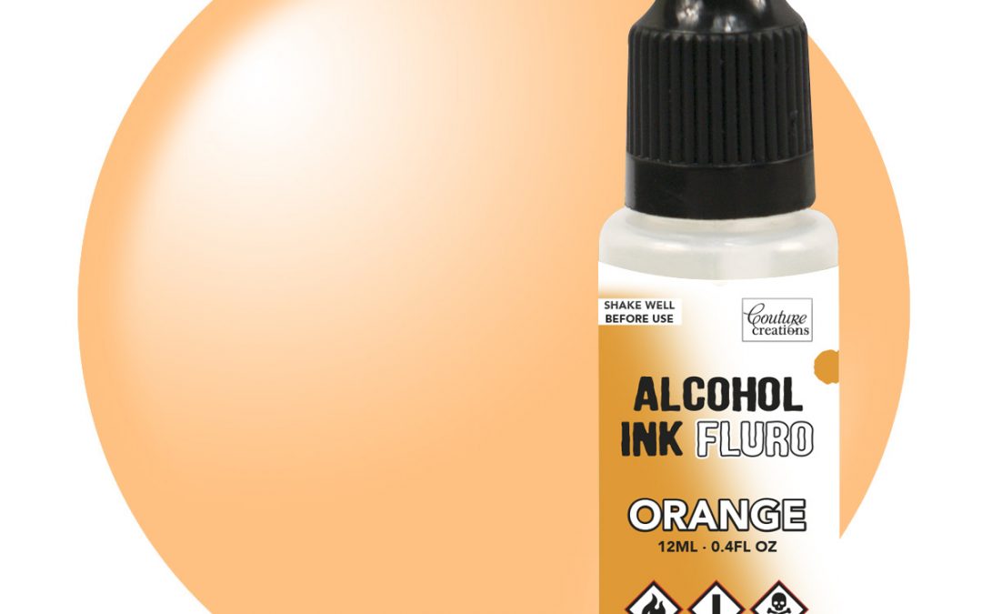 Courture Creations Alcohol Ink Fluro Orange