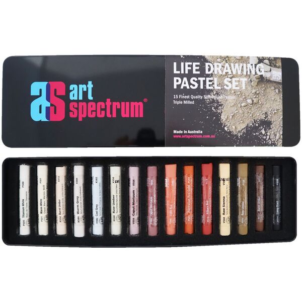 Art Spectrum Life Drawing 15 Pastel Set