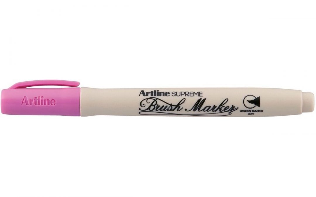 Artline Supreme Brush Marker Pink
